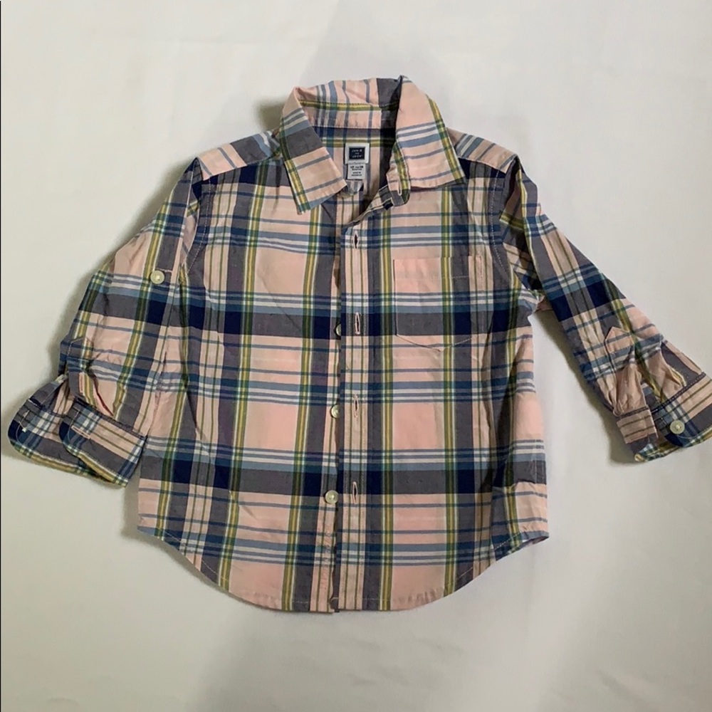 Janie and Jack button front baby boy shirt